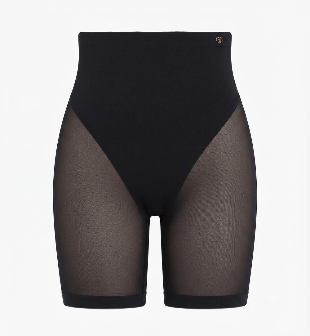 Women's SHAPELLX Body Shaper Tummy Control Butt Lifting Shapewear Shorts Black S